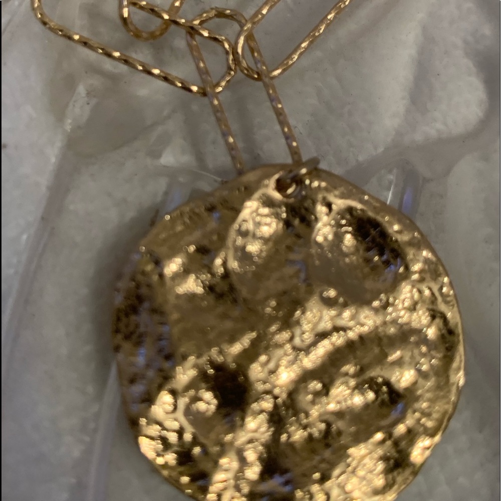 Gold Custom Clip & Medallion Change Necklace- New and Cute!